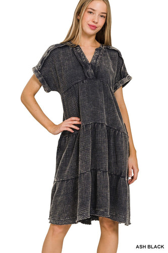 Washed Gauze Dress (More Colors)