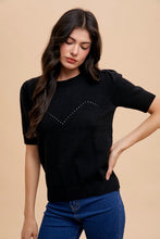 (Final Sale) Gingham Bow Sweater