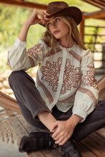 Rodeo Embroidered Blouse (More Colors)