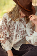 Rodeo Embroidered Blouse (More Colors)
