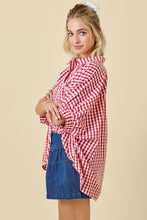 Gingham Oversized Top (Final Sale)