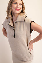 Stitched Collar Sweater