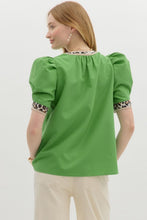 Pop Of Leopard Top (More Colors)