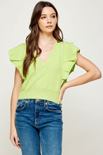 Pleated Cap Sleeve Top (More Colors)