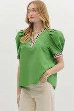 Pop Of Leopard Top (More Colors)
