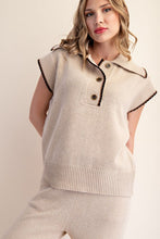 Stitched Collar Sweater