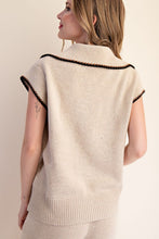 Stitched Collar Sweater