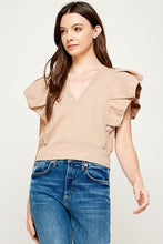 Pleated Cap Sleeve Top (More Colors)