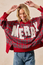 Patched Merry Sweatshirt (More Colors)