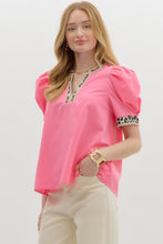 Pop Of Leopard Top (More Colors)