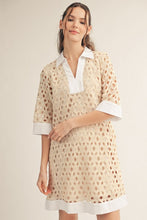 Ivory Lace Shift Dress