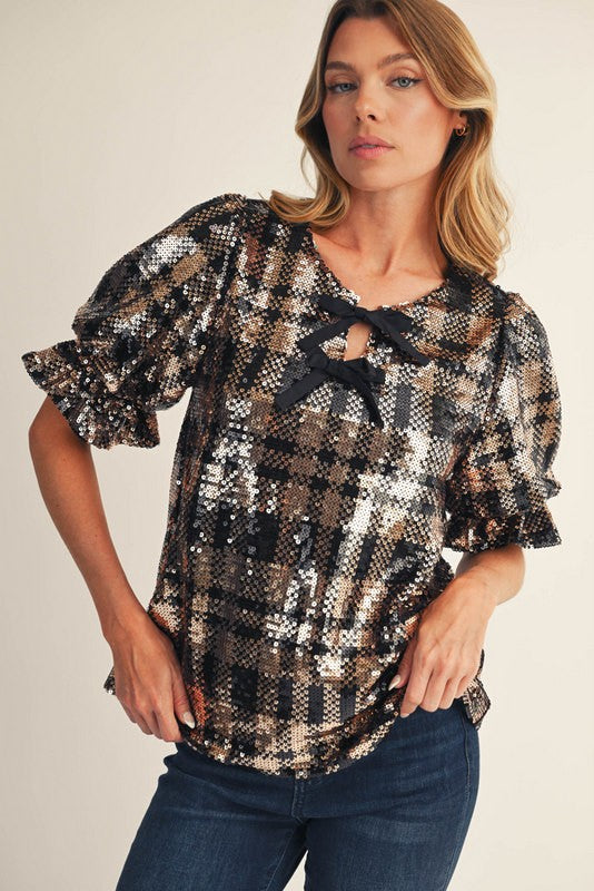 Midnight Sparkle Top