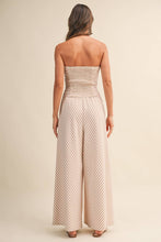 Lines Strapless Jumpsuit
