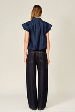 Indigo Pop Bubble Top