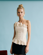 Structured Peplum Corset Top