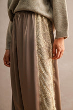 Satin Side Note Pants