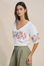 Floral Embroidered Top