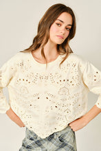 Eyelet Dream Sweatshirt
