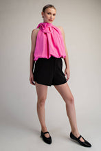 High Neck Tie Top (More Colors)