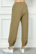 Quilted Jogger Style Pants