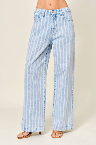Stripe Crazy Denim
