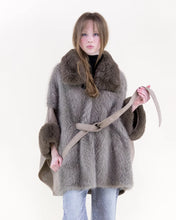OG Luxe Fur Collar Cape