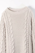 Coastal Cable Knit Sweater