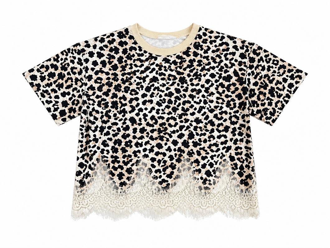 Soft Edge Leopard Tee
