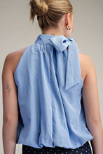 High Neck Tie Top (More Colors)