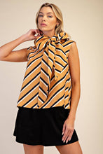 Golden Girl Tie-Neck Top
