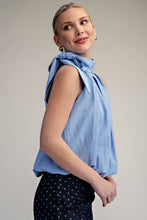High Neck Tie Top (More Colors)