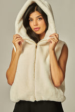 Faux Fur Hooded Vest