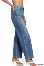 Straight Leg Cotton Denim