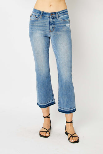 Judy Blue Midrise Crop Denim