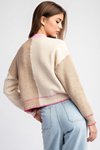 Pink Stitch Cardigan