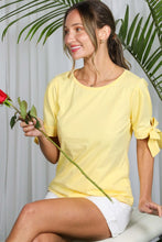 Bow Sleeve Top (More Colors)