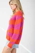 Coral Lipstick Sweater