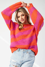 Coral Lipstick Sweater