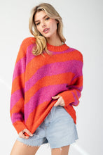 Coral Lipstick Sweater