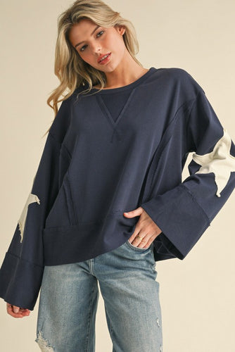 Patched Star Top