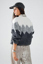 Herringbone Sequin Sweater