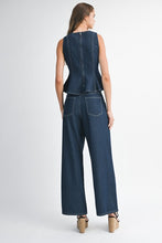 Peplum Top & Jeans Set