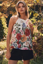 Floral Printed Halter Top