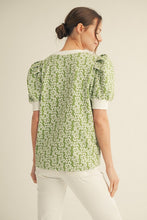 Floral Sage Top