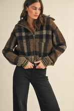 Highland Zip-Up Plaid Jacket