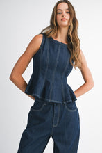 Peplum Top & Jeans Set