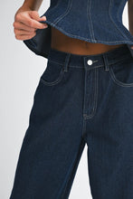 Peplum Top & Jeans Set