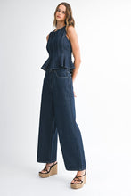 Peplum Top & Jeans Set