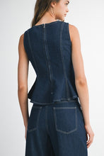 Peplum Top & Jeans Set