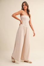 Lines Strapless Jumpsuit